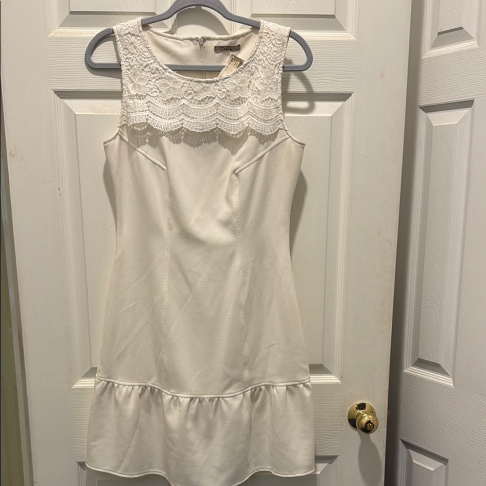 Darling White Ruffled Midi‎ Sundress